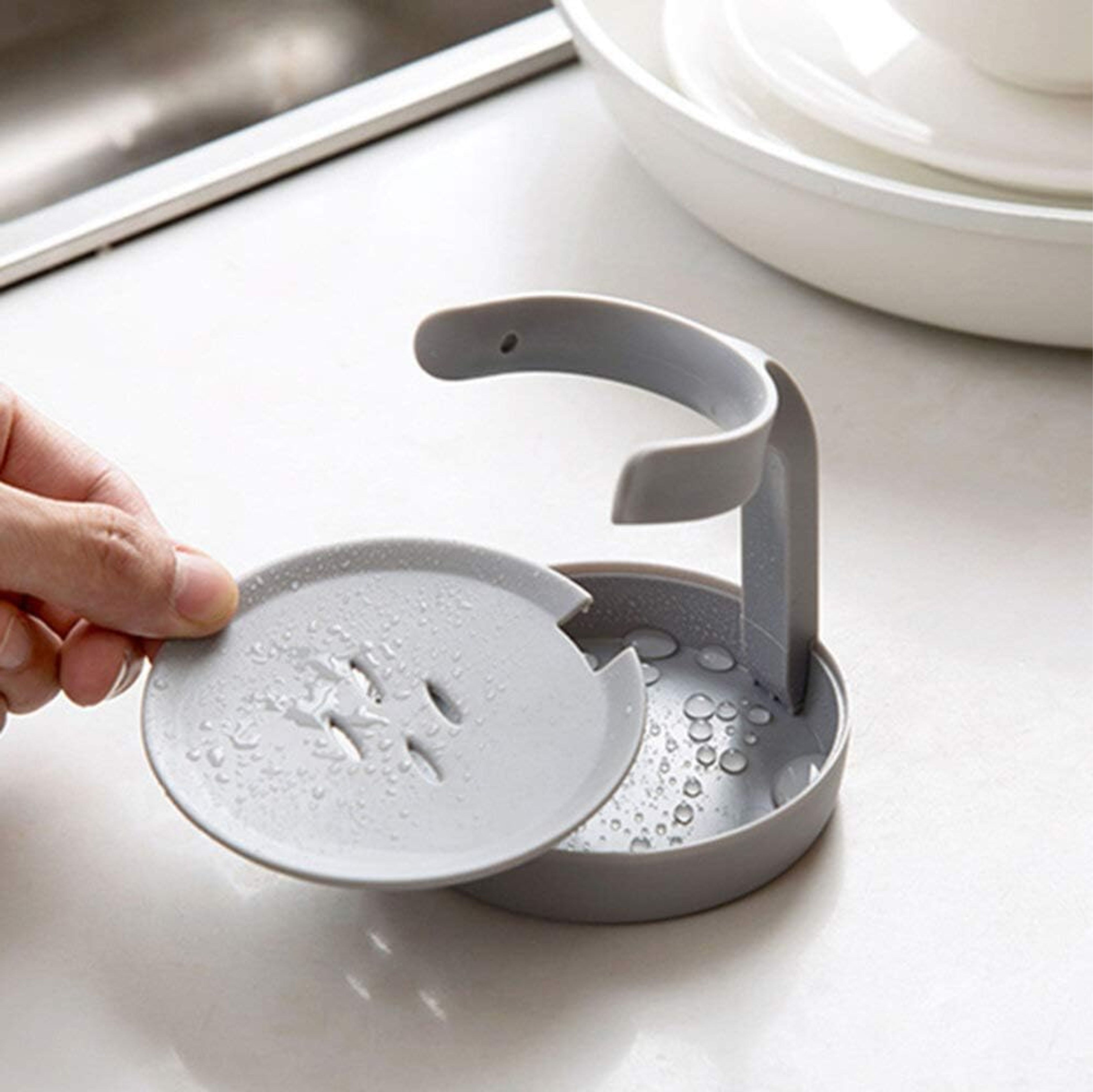 Cepillo Limpiador Con Dispenser de jabon
